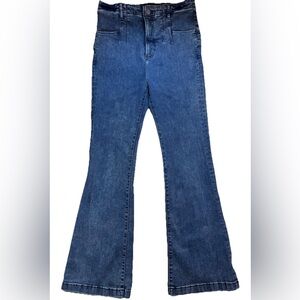 Express women’s stretch denim slim flare super high rise size 12